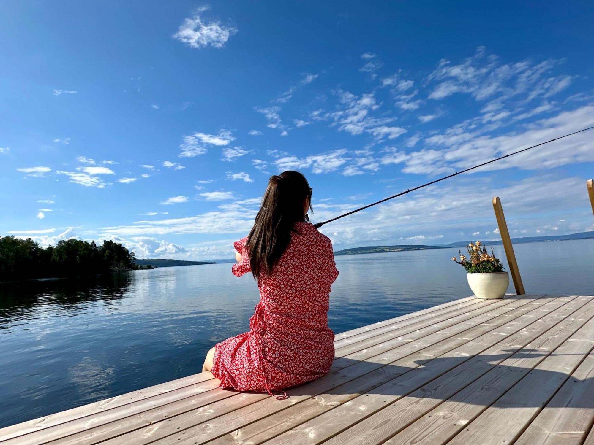 Skreia Idylliske Evjua Ved Mjosa酒店 外观 照片